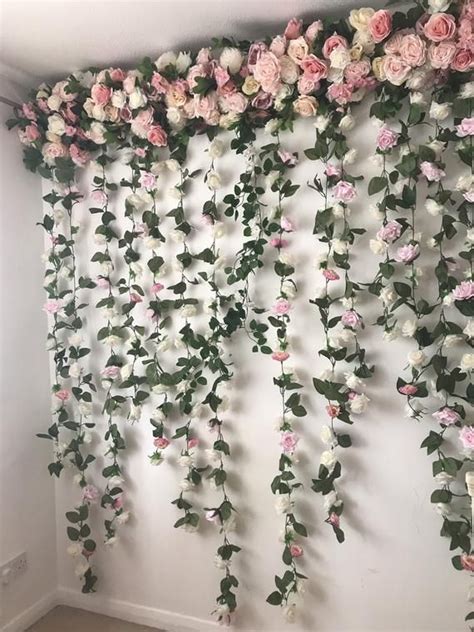 floral garland backdrop|flower garland background.